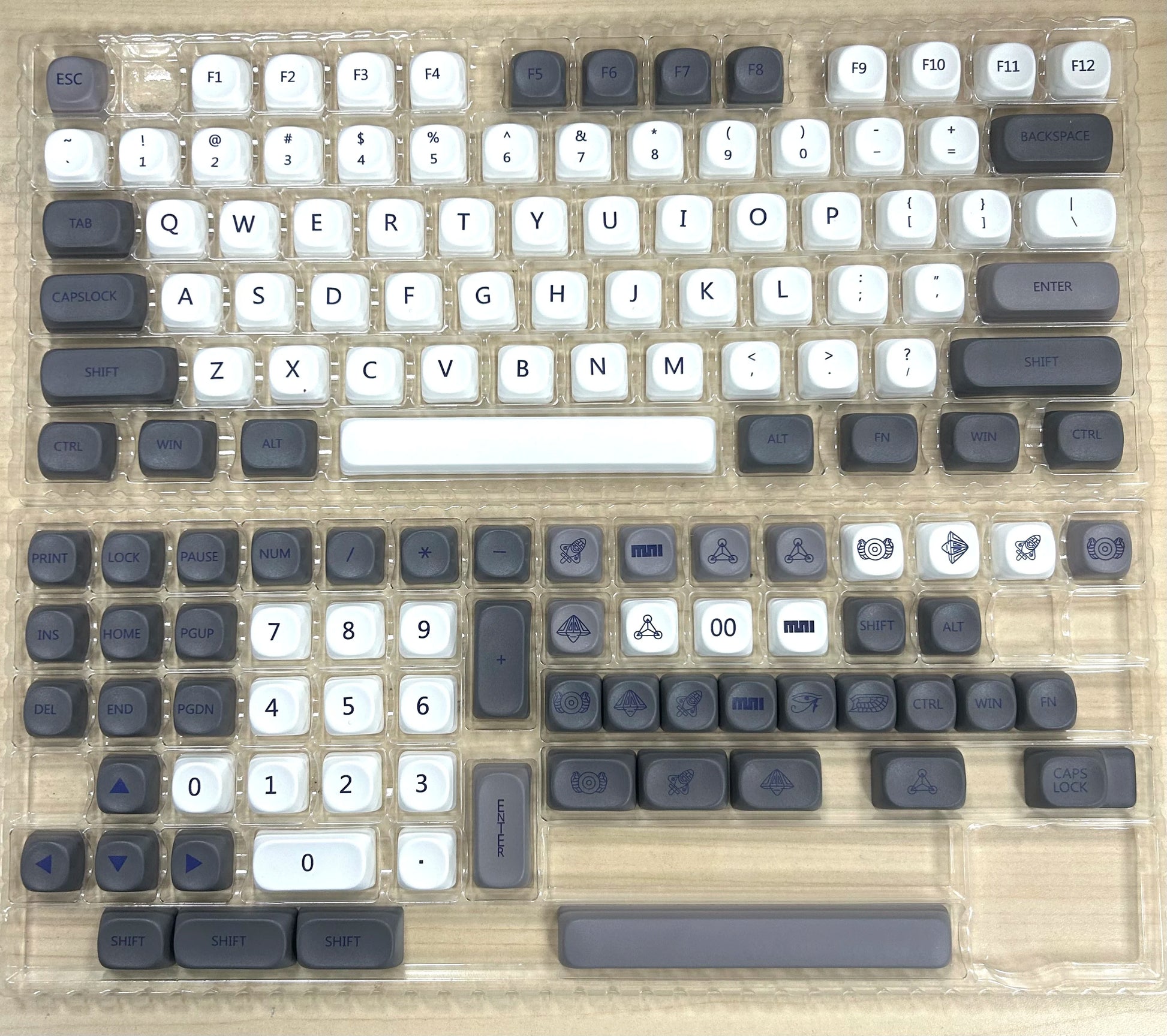 Pink Cat Dye Sublimation PBT Keycaps 136 Keys MOA Profile Keyboard Keycaps for Cherry Gateron MX Switches Mechanical Keyboards